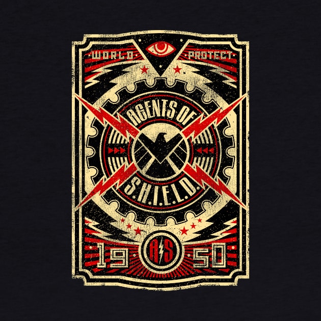 Agents of S.H.I.E.L.D. Propaganda Vintage by redbaron_ict